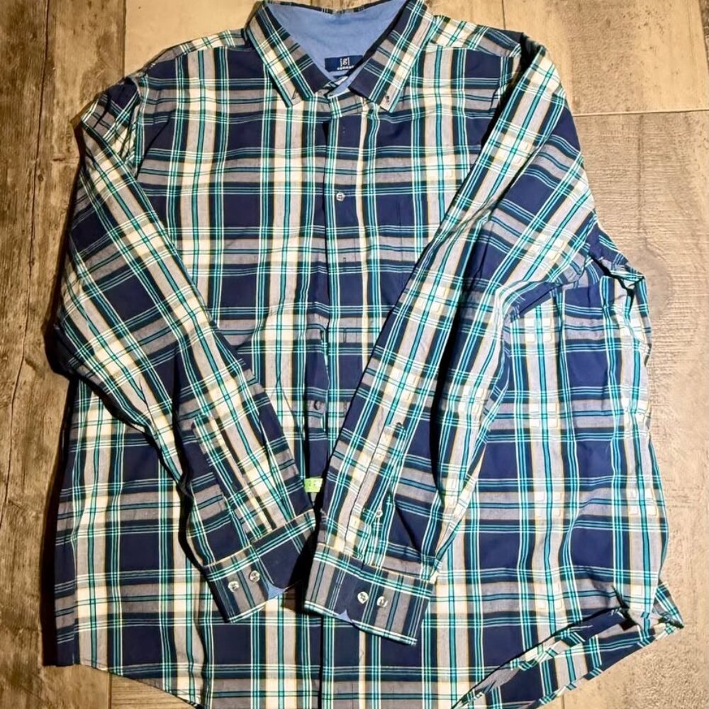 Mens 2XL Long Sleeve Button Down